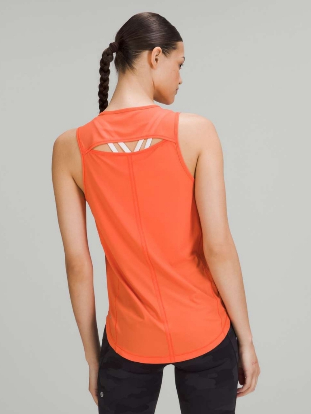 Lululemon Sculpt Tank Top Warm Coral With Reflective Dots